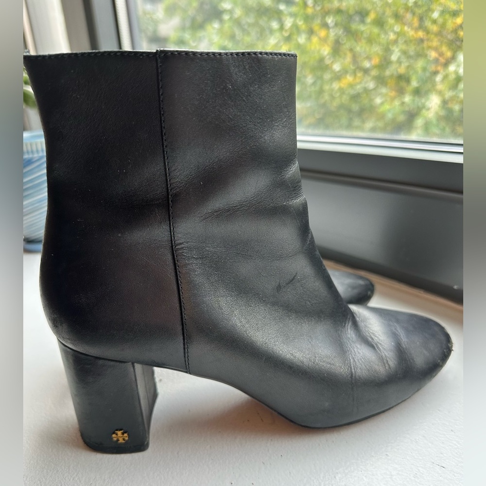 Tory Burch black ankle booties